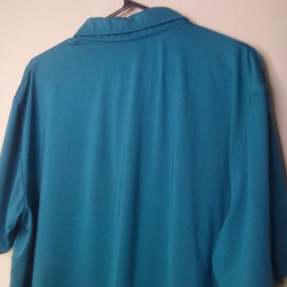 Maelreg Performance Polo Shirt Men 2XL Short Sleeve Golf Active Tropical Print - Picture 12 of 14